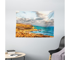 Digital Painting Sea Wide Tapestry