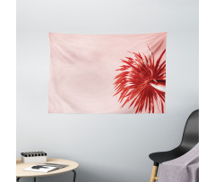 Palm and Pure Sky Wide Tapestry