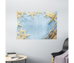 Maritime Beach Shell Wide Tapestry