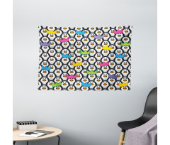 Penguin Ice Animals Wide Tapestry