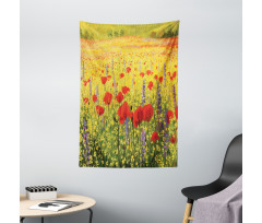 Field with Poppies Farm Tapestry