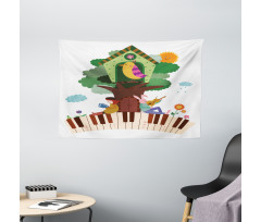 Animals Nest House Wide Tapestry