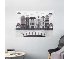 City Scenery Wide Tapestry