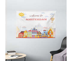 Welcoming Sunny Urban Wide Tapestry