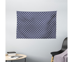 Orient Damask Inspired Pattern Wide Tapestry