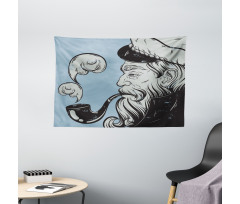 Old Seaman Pipe Wide Tapestry