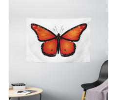 Big Monarch Breed Moth Wide Tapestry