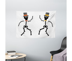 Halloween Fun Hat Wide Tapestry