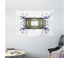 Hunter Wild Animals Wide Tapestry