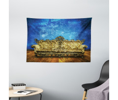 Antique Sofa in Room Wide Tapestry