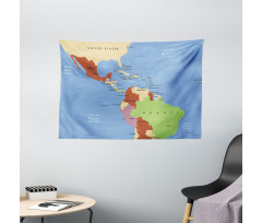 South North Pacific Ocean Wide Tapestry