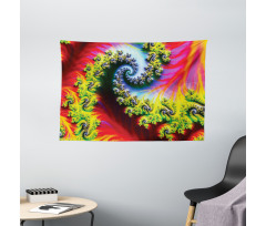 Abstract Fantasy Psychedelic Wide Tapestry