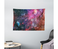 Abstract Jumble Space Wide Tapestry