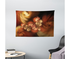 Fractal Spiral Wide Tapestry