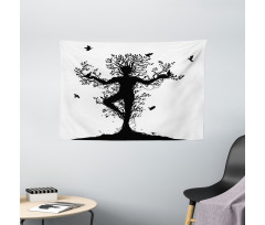 Forest Spirit Art Wide Tapestry