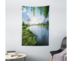 Calm River in Summer Tapestry