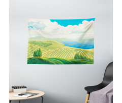 Idyllic Beauty Graphic Wide Tapestry