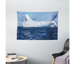 Oceanic Frigid Scenery Wide Tapestry