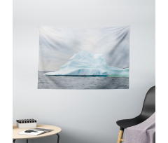 Geographic Rock on Water Wide Tapestry