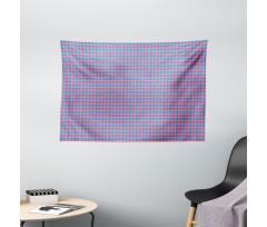 Eastern Traditional Grid Wide Tapestry