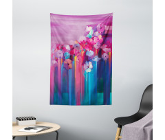 Vibrant Flower Tapestry