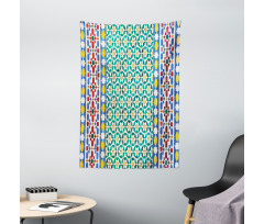 Colorful Mosaic Wall Tapestry