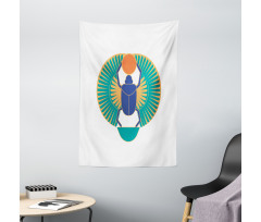 Scarab Holding Sun Tapestry