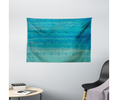 Creative Triangles Wide Tapestry