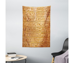 Hieroglyphs Composition Tapestry