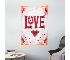 Love Pastel Flora Tapestry