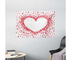 Tiny Hearts Wide Tapestry