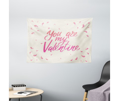 Romance Words Wide Tapestry