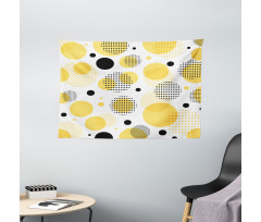 Streaks Spots Art Wide Tapestry