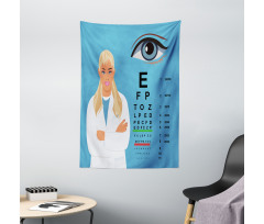 Female Ophthalmologist Tapestry