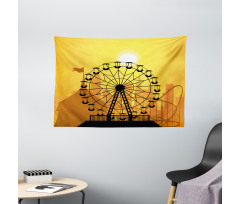 Amusement Park City Wide Tapestry