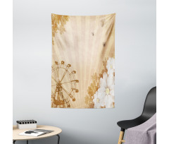 Vintage Flora Fun Ride Tapestry