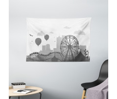 Park Silhouette City Wide Tapestry