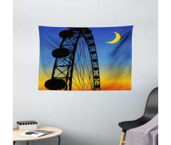 Fun Ride on Ombre Sky Wide Tapestry