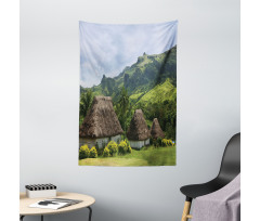 Greenland Scene Navala Village Tapestry