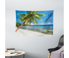 Island Paradise for Travelers Wide Tapestry