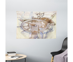 Captain Leader Seaman Wide Tapestry