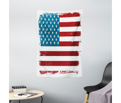 Grungy Old Glory USA Tapestry