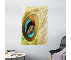 Peacock Feather Eye Tapestry