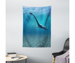 Aquatic Dinosaur Tapestry