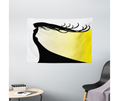 Hair Whip Woman Shade Wide Tapestry