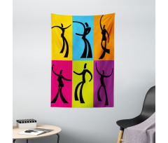 Dancers Colors Tapestry