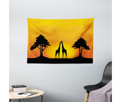 Gradient Desert Wide Tapestry