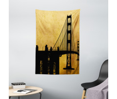 Golden Gate Bridge Art Tapestry