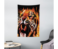 Hunter Forest King Tiger Tapestry