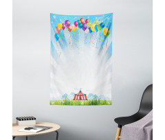 Balloon Clear Sky Travel Tapestry